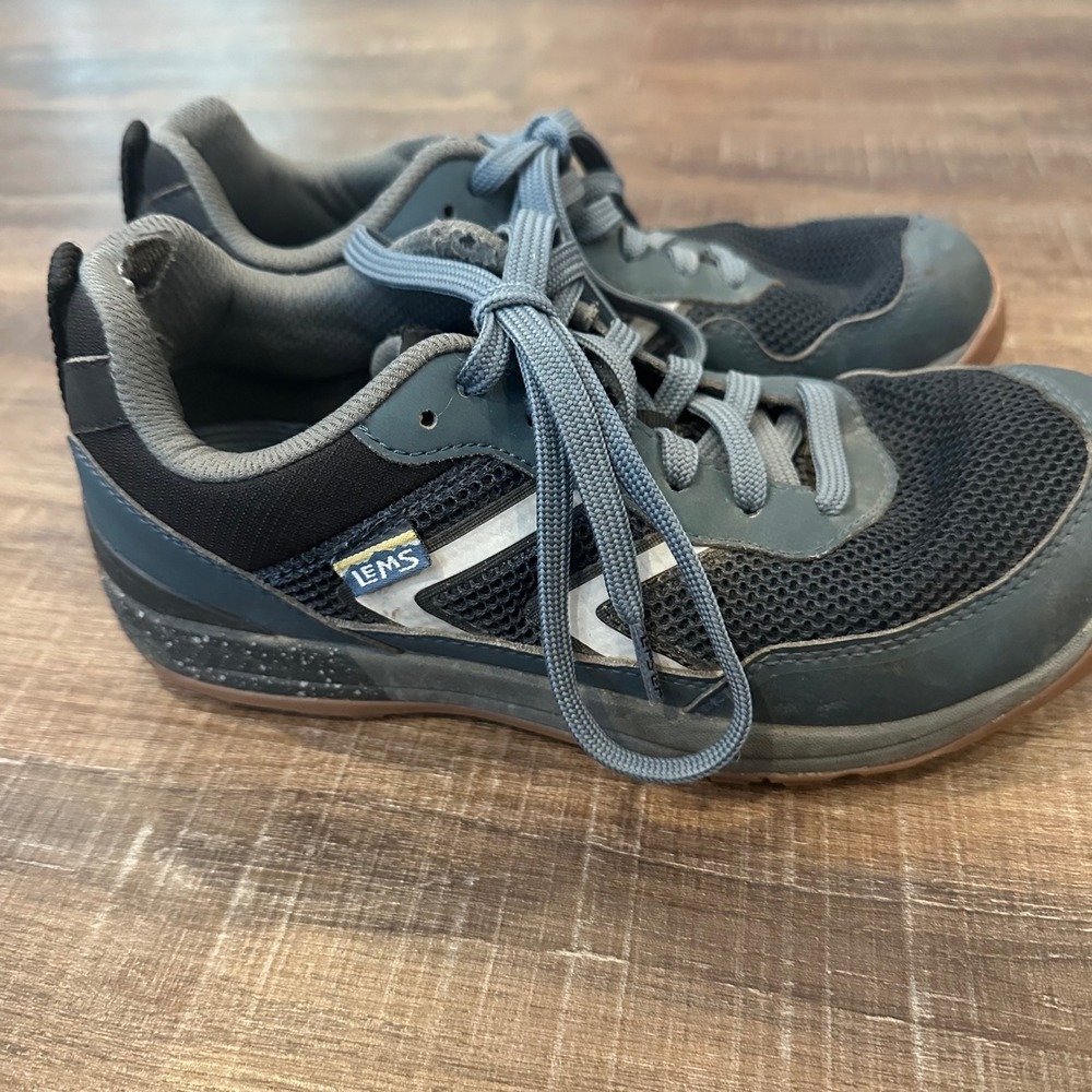 Lems Primal Pursuit Orion Blue Minimalist Zero Drop Trail Shoes Men 7.5 W 9